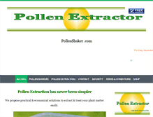 Tablet Screenshot of pollenshaker.com